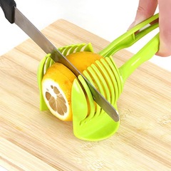 Kitchen handheld multi-functional orange lemon fruit slicer tomato egg divider cutting clip