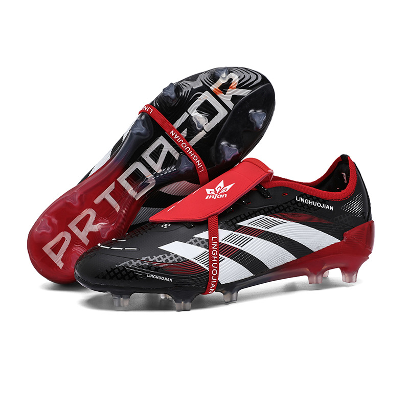 Zapatillas de Fútbol Unisex Sin Costuras Tacos AG y TF TPU Amortiguación para Césped Natural y Artificial