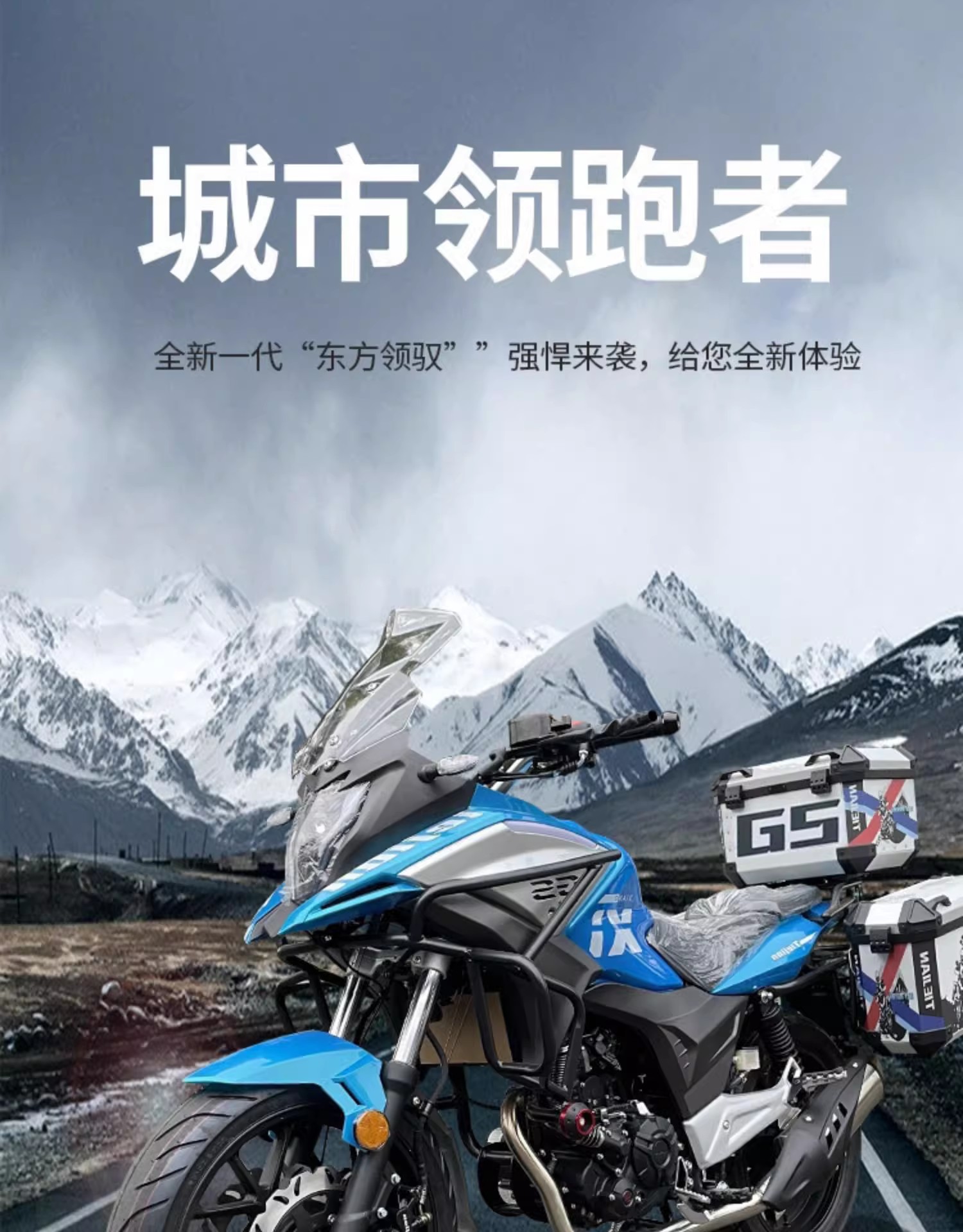 Brand New Oriental Lingyu Motorcycle Rally Car Df150-5S Street Motorcycle National Iv Electronic Fuel Injection Single Cylinder Can Be Exported
