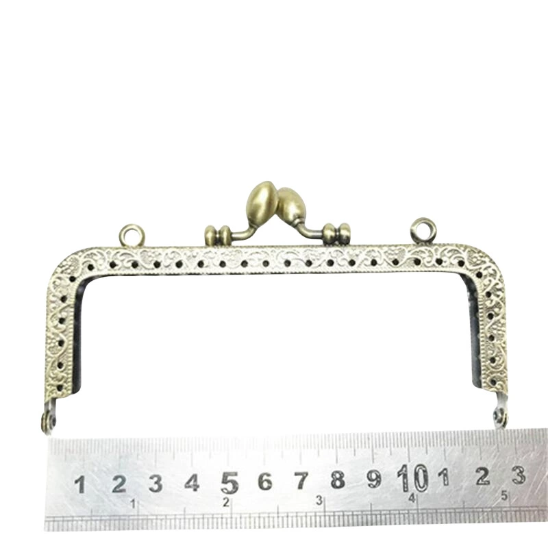 Bronze square bag accessory, materials set, DIY, 8.5-20.5cm, (Physicals)