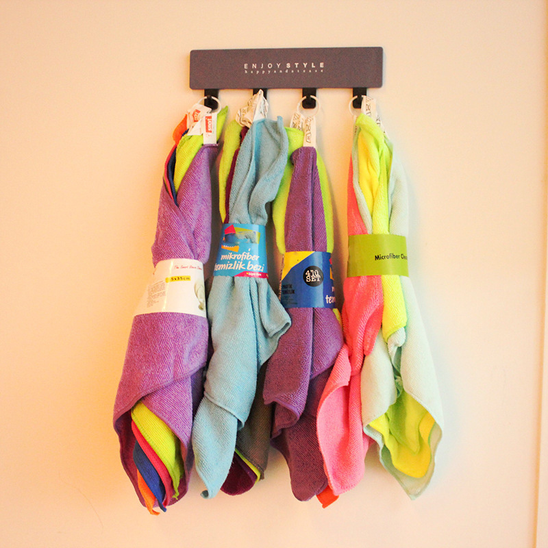 Cross-Border Large Car Thickened Absorbent Car Wash Towel Microfiber Housekeeping Cleaning Rag Housekeeping Cleaning Towel