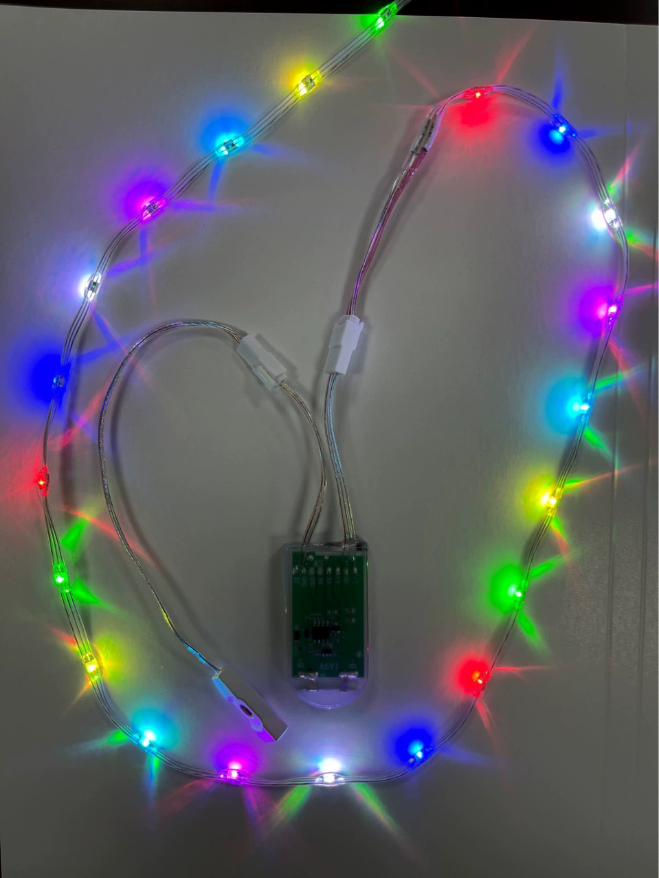 USB зарядка красочные скачки Волшебная светоизлучающая обувь школьная сумка Одежда медный провод кожаная проволочная лампа с инфракрасным управлением через приложение