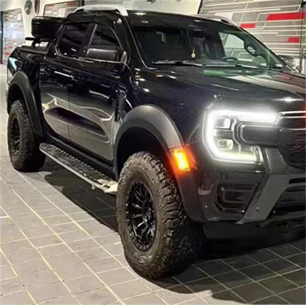 Suitable for 22-25 model domestic Ford Ranger T9 initial release off-road version with illuminated wheel arch modification parts