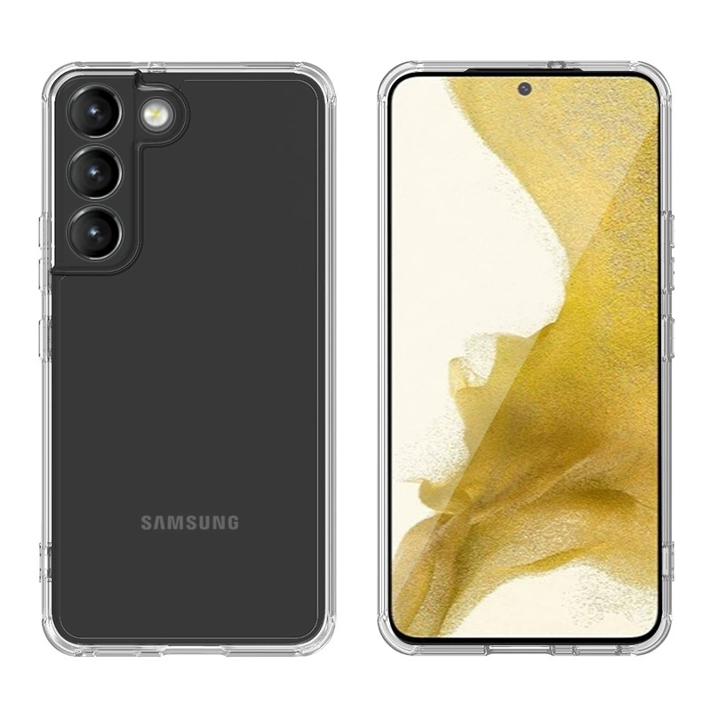 Чехол для Samsung S25 Ultra и S24 FE, прозрачный акриловый, противоударный, двусторонний, для международного использования