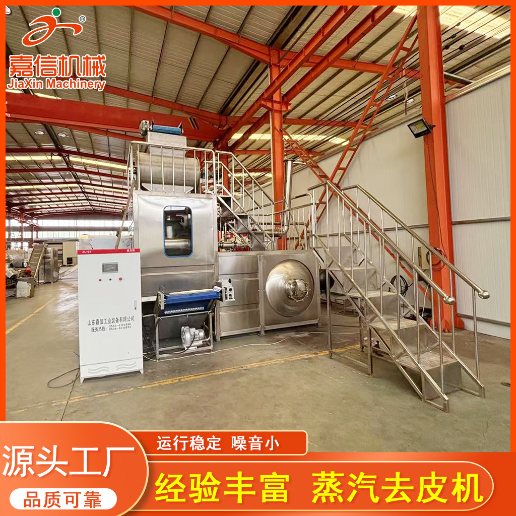 黄桃深加工去皮设备大型商用葡萄蒸汽去皮机地瓜红薯纯物理爆皮机