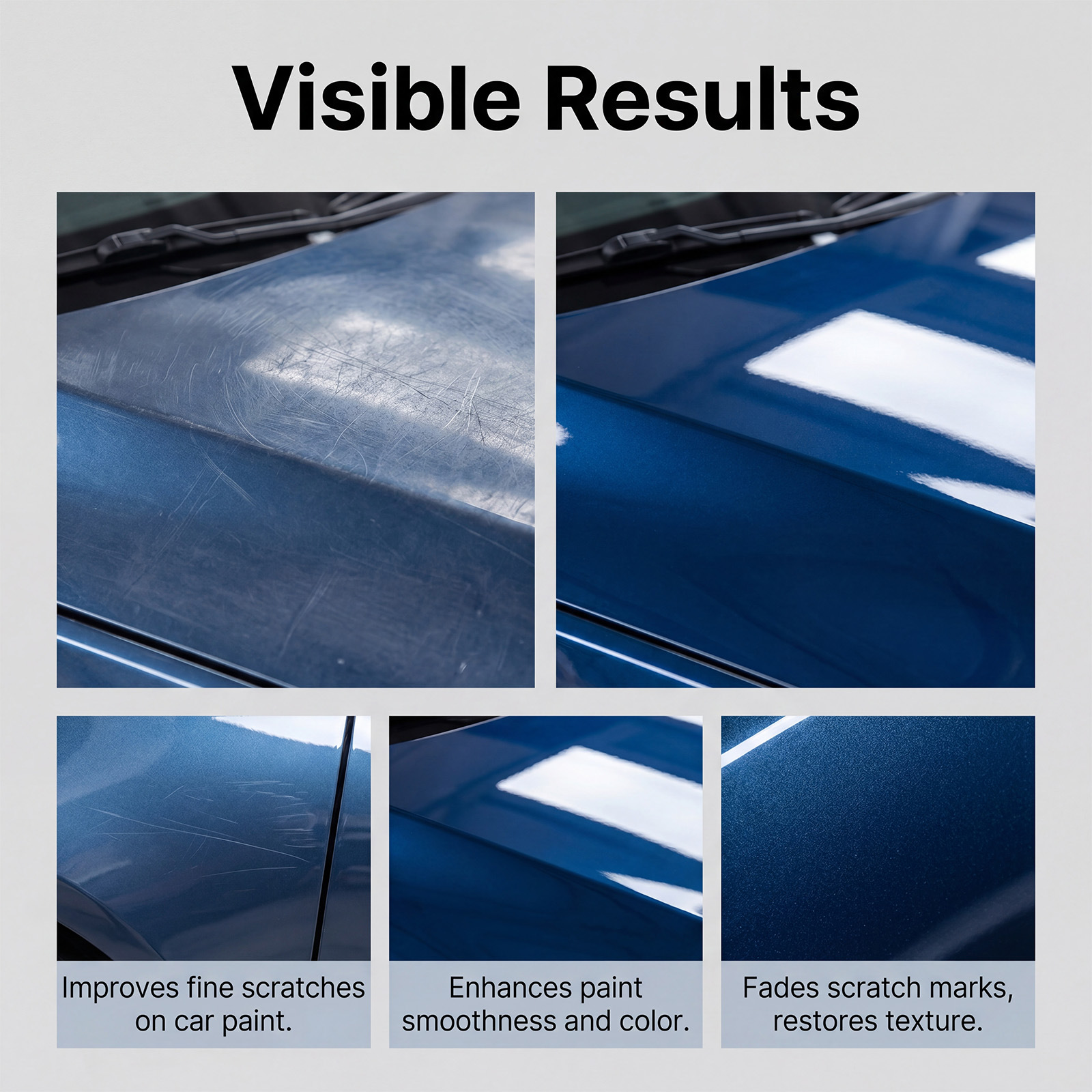 Cross-Border Foreign Trade Full English Version Hikmarion Car Light Scratch Repair Pen Paint Scratch Refurbishment Touch-Up Pen