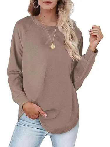 In stock! 2025 Autumn/Winter cross-border European and American Amazon bestseller—stylish, versatile, simple short-sleeved pullover casual all-match.