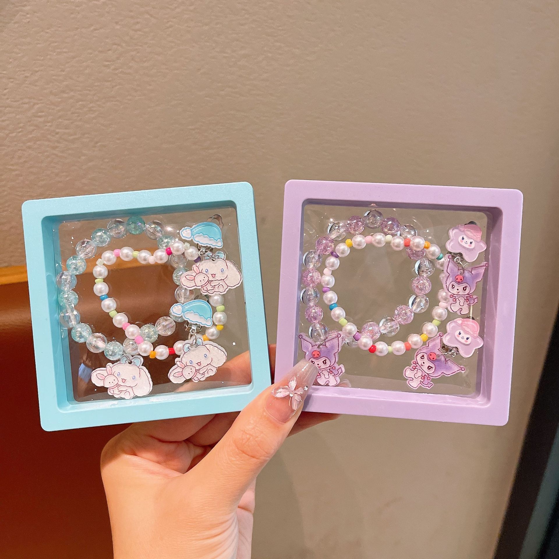 Niña Sanrio collar pulsera caja de regalo princesa pulsera caja de joyas de cumpleaños para niñas 1 de junio Día de los niños