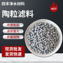 3-5mm陶粒滤料厂家  4-6mm粘土生物陶粒价格 曝气生物滤池挂膜