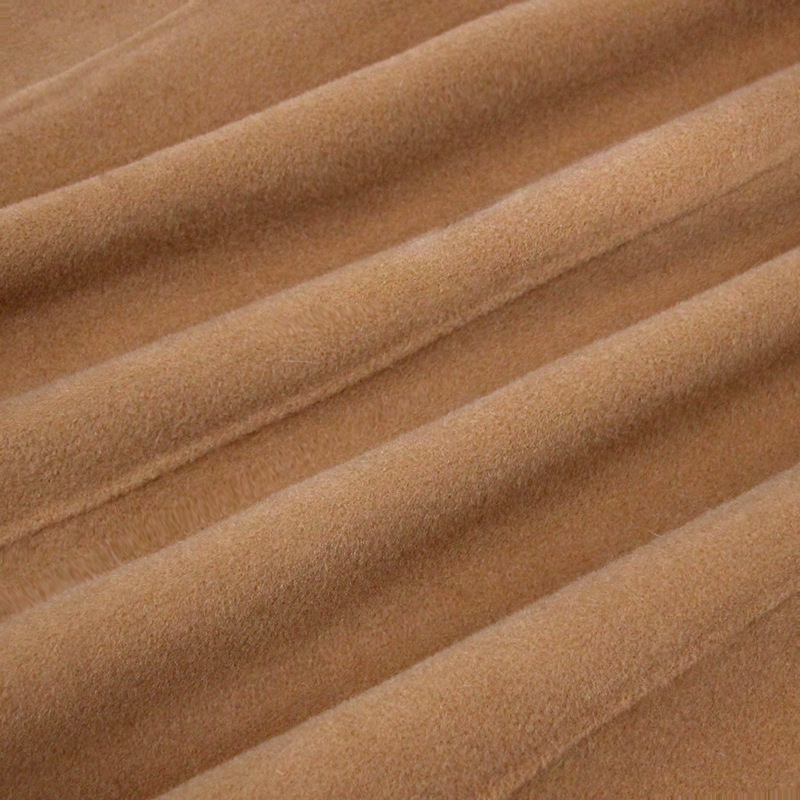 Abbigliamento da donna Cappotto in cashmere double face con pelliccia per donna Autunno e inverno Colletto da completo Caldo e sottile Cappotto in lana di alta qualità per donna_voghion.com