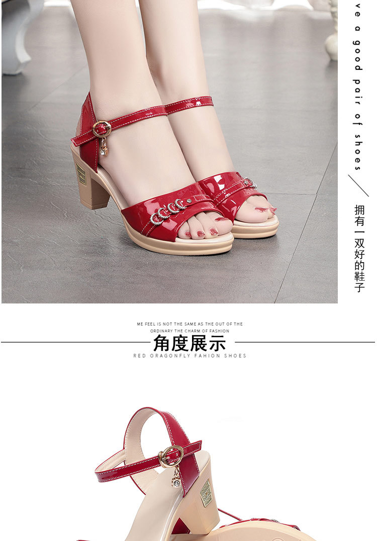 Sandal nữ quai chữ V đế mềm thoải mái mùa hè — Màu be chi tiết 16