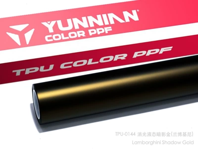 finish, color PPF, direct from the factory, Auto Color Change Film - tpu-matte-liquid-shadow-gold-wet-and-dry-application-15215m