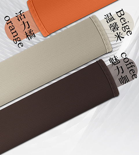 Car Anti-Wear Car Shoulder Straps Car Interior Accessories Seat Belt Shoulder Pads Four-Season Universal Nappa Leather Protective Cover