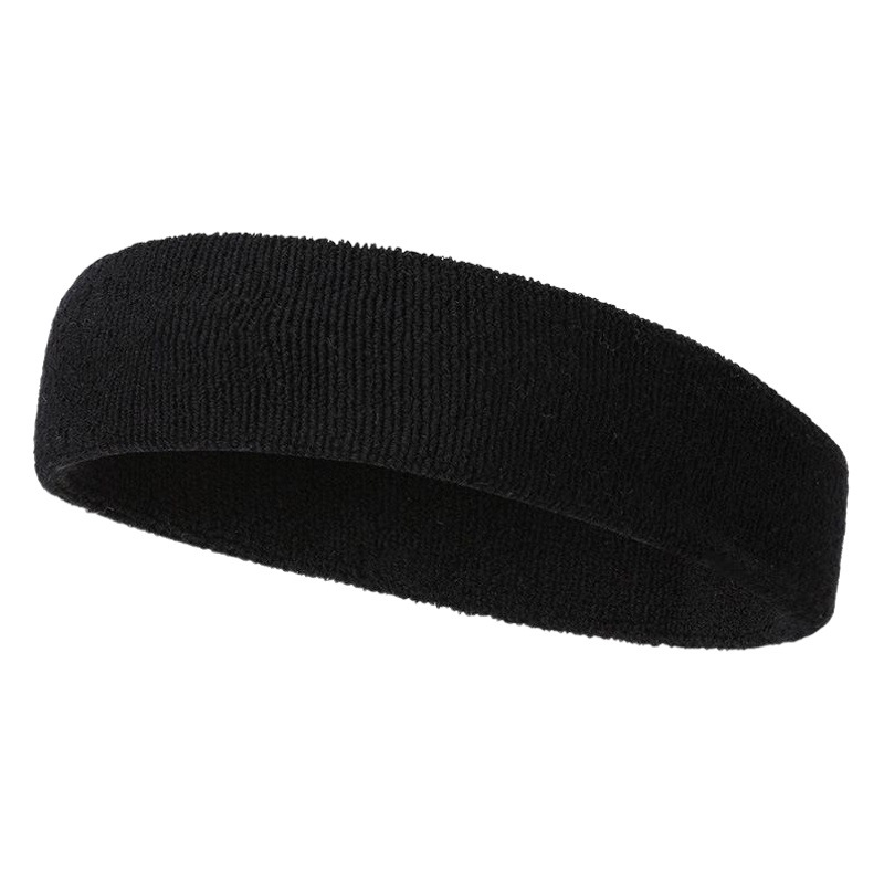 Cross-border outdoor men's and women's pure cotton sports headband towel headband sports headband sweat band factory direct wholesale
