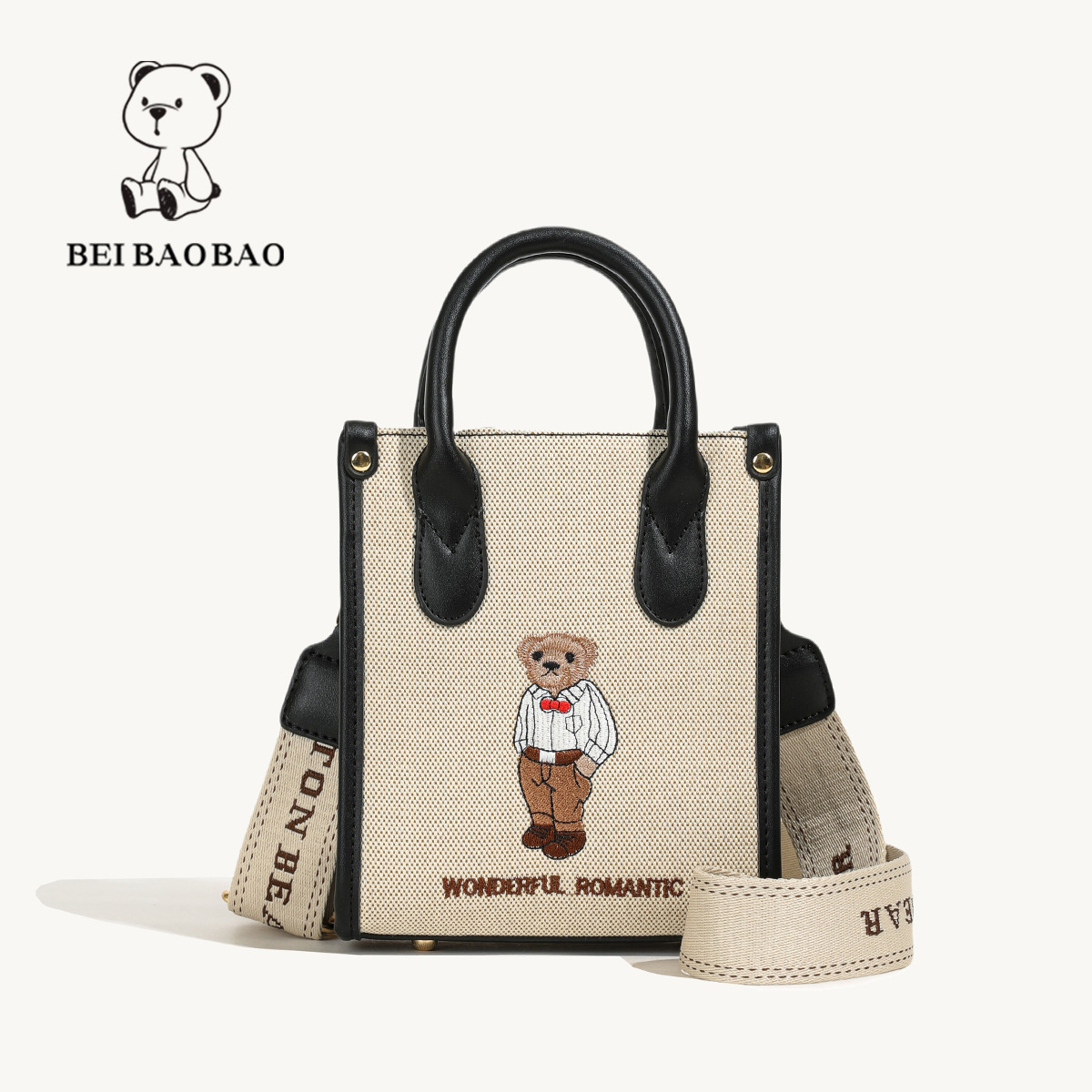 Frauen Taschen neue trend alle spiel handtasche bestickt bär casual schulter umhängetasche weibliche_voghion.com