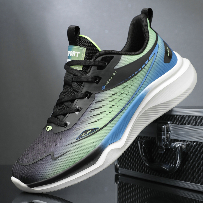 Zapatos deportivos de hombre, verano, nuevos zapatos de hombre transpirables de malla, zapatos de correr cómodos, zapatos casuales de moda