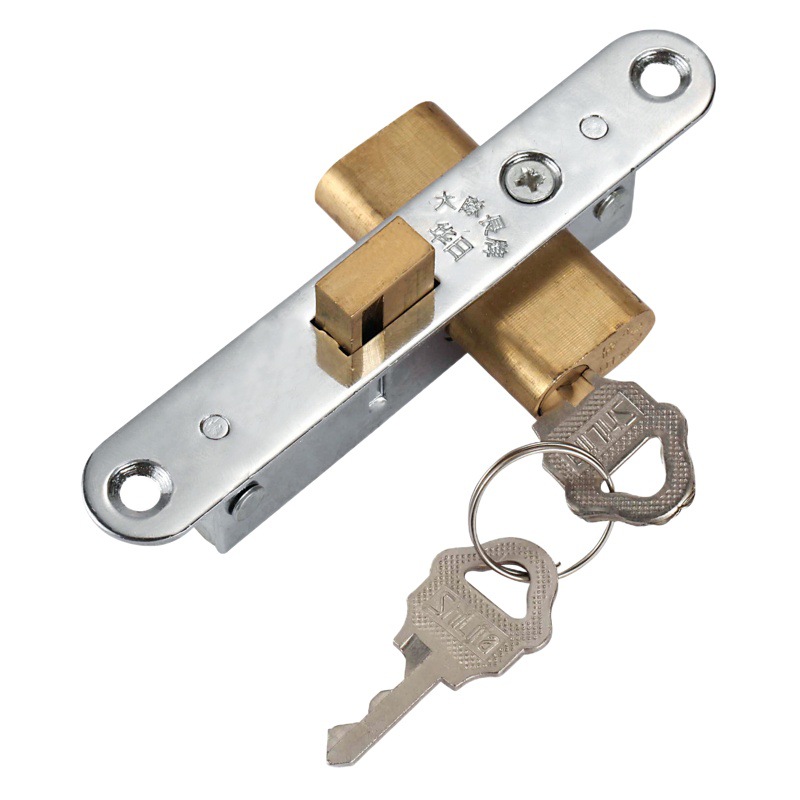Capitán xiaohuari 554 aleación de aluminio cerradura de la puerta enmarcado cerradura de la puerta de vidrio enmarcado perfil deslizante cerradura piso primavera