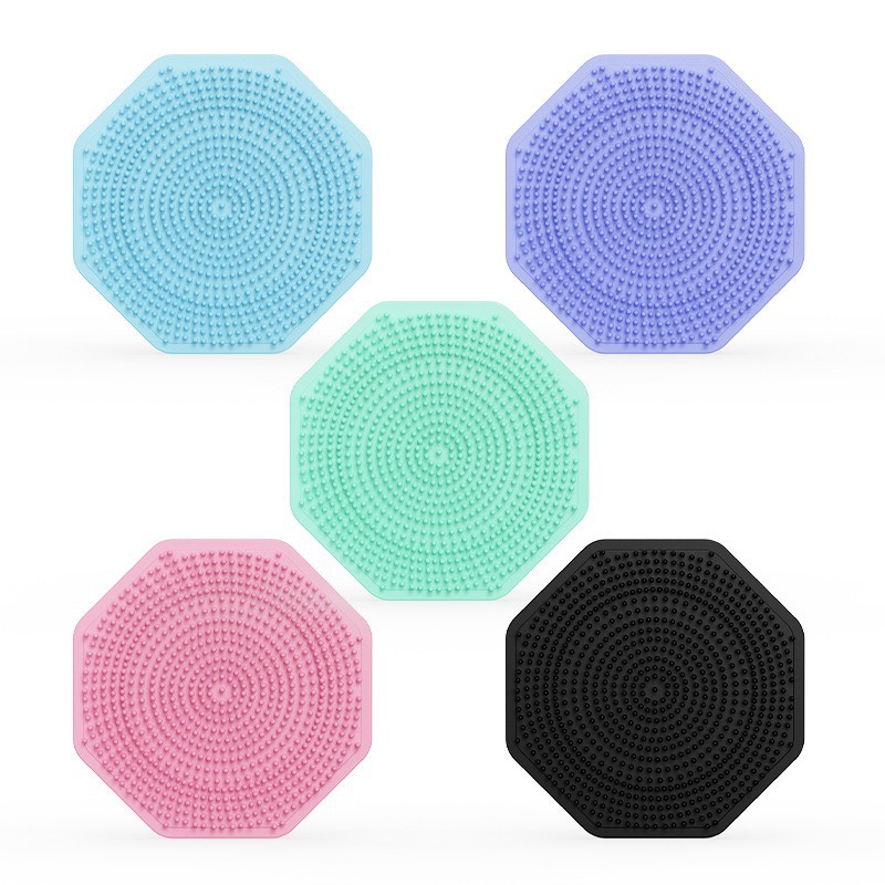 Cross-border Best-selling Silicone Anti-mold Anti-bacterial Face Cleansing Brush Bath Scrubbing Exfoliating Massage Brush Multi-functional Cleaning Bath Brush