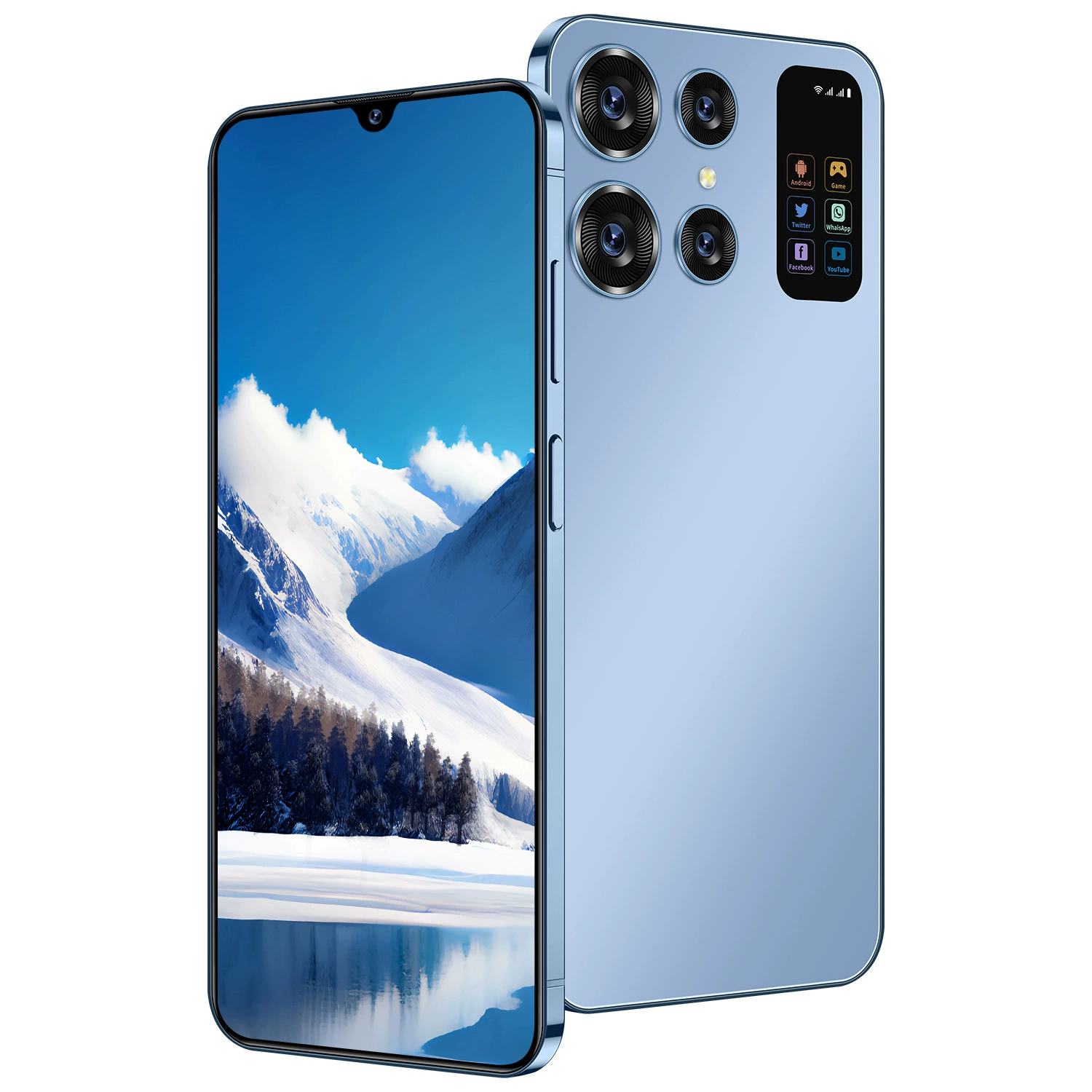 (Смежная торговля), S24, умный мобильный телефон, (Физика), 4G, Android 7.0, 7.0 дюйма, широкий экран, официальный флагманский магазин