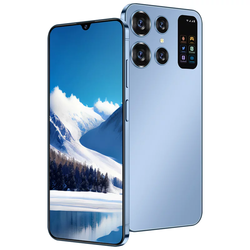 (Смежная торговля), S24, умный мобильный телефон, (Физика), 4G, Android 7.0, 7.0 дюйма, широкий экран, официальный флагманский магазин