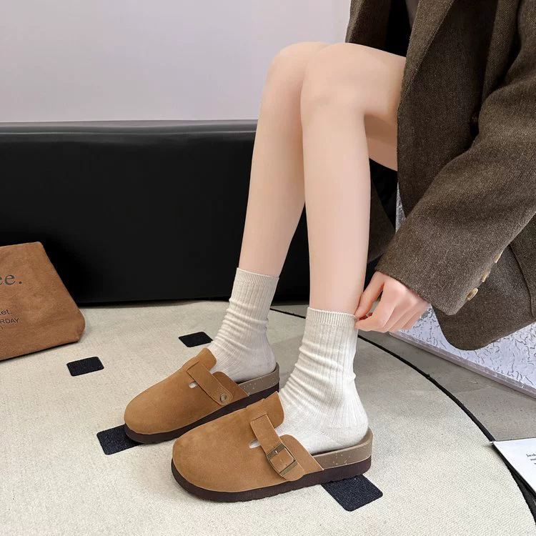 Обувь английский стиль, тапки платформа, обувь, коллекция 2023