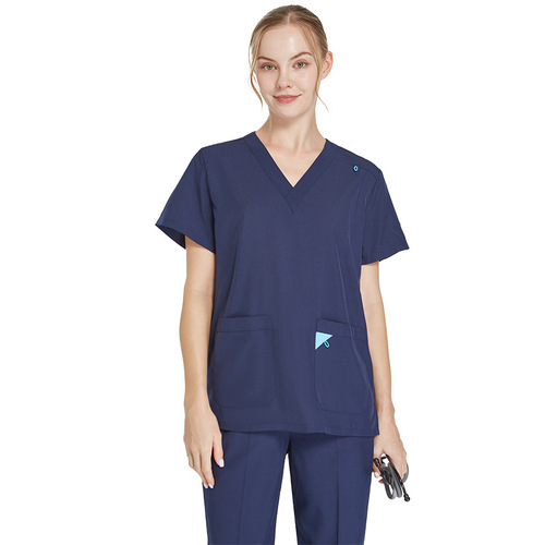 Fast-drying elastic surgical scrubs for women, surgical workwear for men, short and long-sleeved surgical scrubs for summer