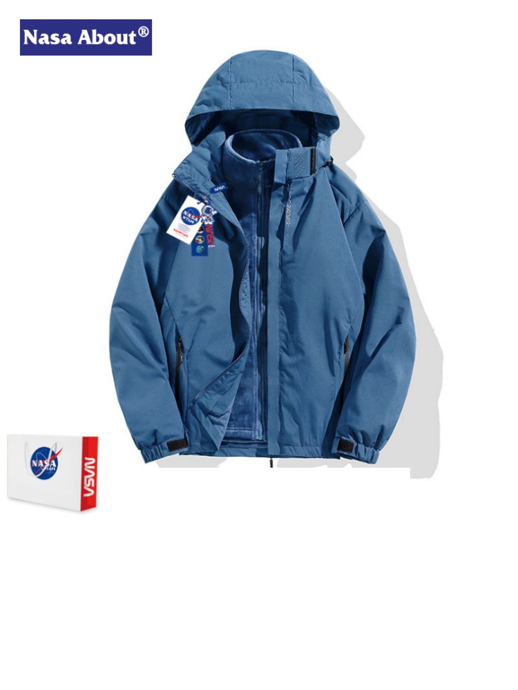 NASA Acerca de la chaqueta de asalto para hombres primavera y otoño 2026 nueva chaqueta de moda americana para parejas
