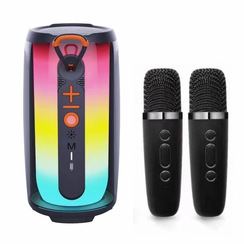 pulse6+脉动6蓝牙音响七彩呼吸氛围灯全屏炫彩呼吸灯K歌话筒一体|undefined