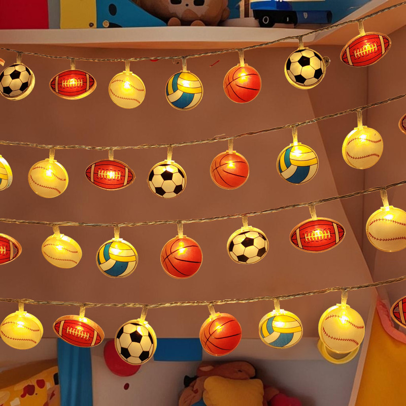 New cross-border LED acrylic ball lights string children's room scene theme decoration party atmosphere holiday lights