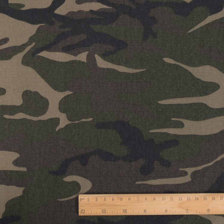 Camuflaje suave imprimido al por mayor 100% algodón tela de pantalones de camuflaje