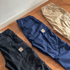 高品质Car Regular Cargo Pant经典宽版多袋秋季工装长裤休闲裤