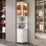 转角柜墙角三角拐角边角置物架角落收纳储物客厅卧室圆弧直角边柜