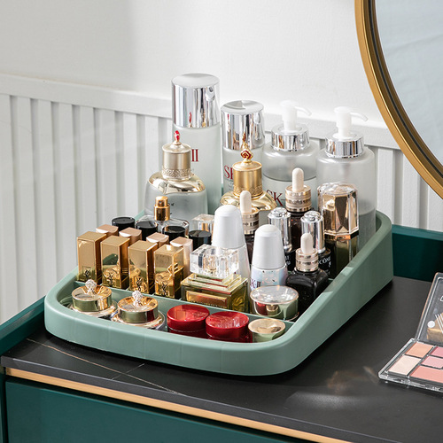 Nail salon drawer-type storage cabinet cosmetics storage lipstick mask classification transparent trolley storage rack with wheels