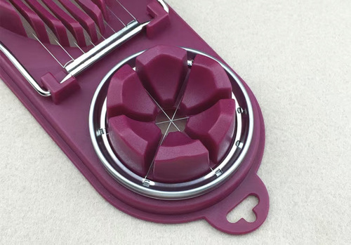 Double-headed egg slicer, stylish two-in-one egg cutter, multi-petal egg cutter
