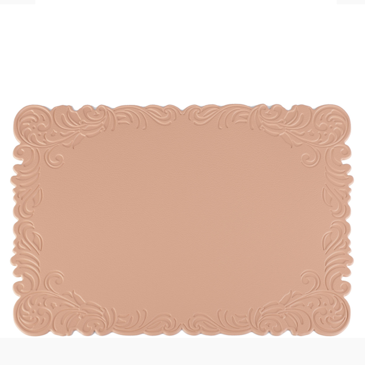 En relieve de cuero en relieve placemat vintage corte PVC placemat AISLAMIENTO impermeable montaña estera de mesa de comida occidental montaña estera de mesa