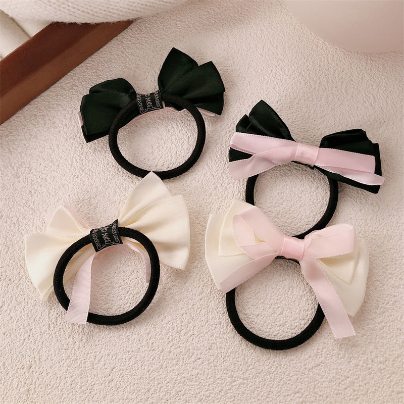 Nuevo anillo de cabello dulce arco cabello adorable niña adornos de cabello suaves princesa de estilo de dama correa cabello