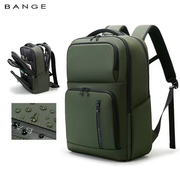 Bange New Product Backpack, Large Capacity Backpack, Men's Multi-Compartment High-End Business Computer Backpack, Student School Bag