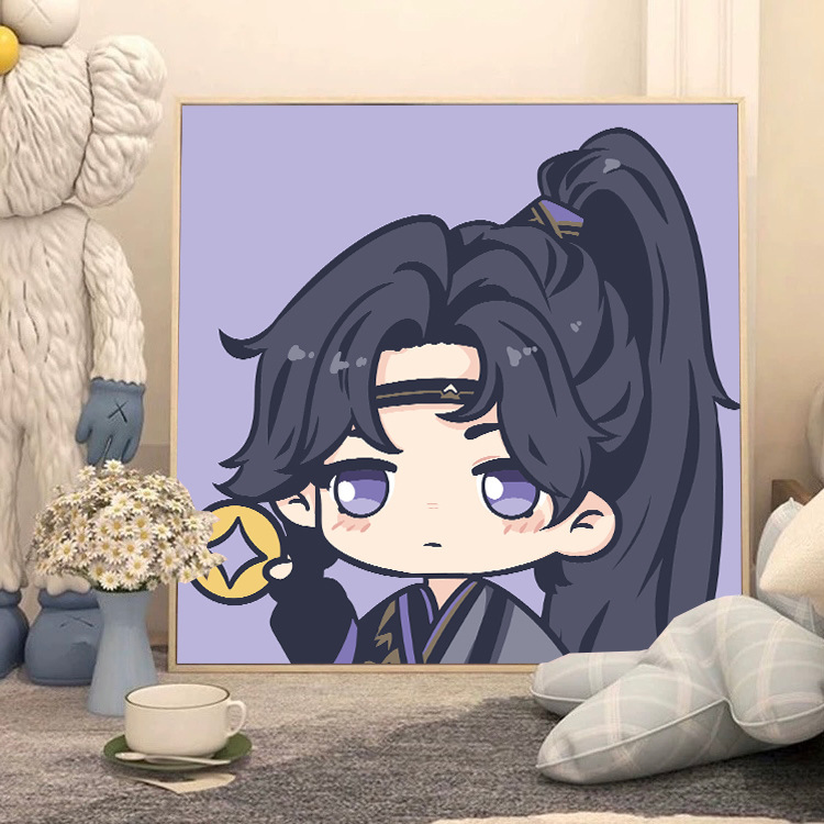 ズートピア diy デジタル油絵手描き着色ジュディニック周辺アクリル油絵メーカー卸売|undefined