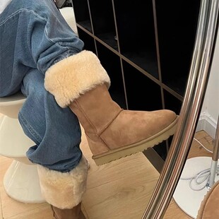 �����¿�ǧ���ͬ��~�ۃɴ�ѩ��ѥŮ��Ͳ����ë�ﱣů��ѥ