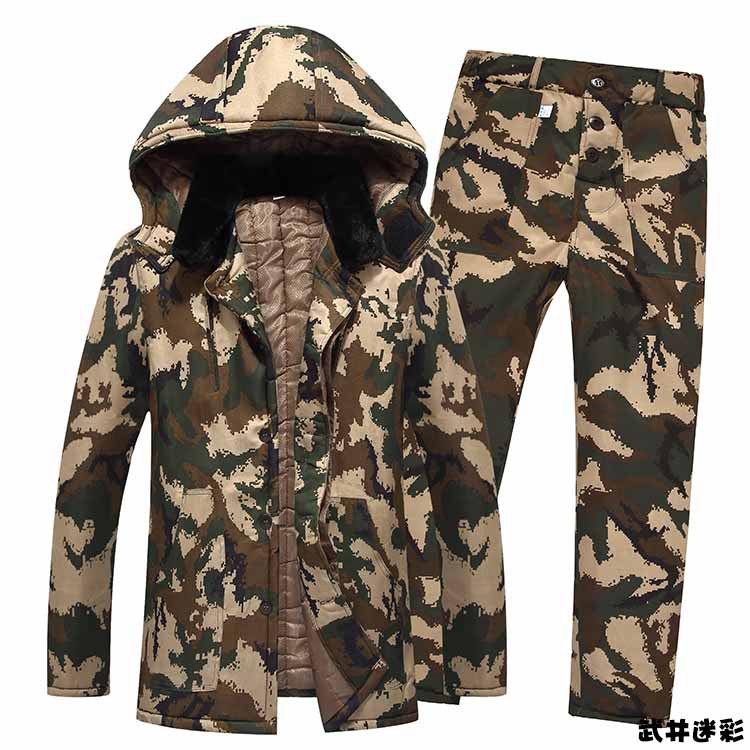 劳保中长款加厚棉衣套装棉袄外套冷库防寒保暖棉服冬季户外防寒服