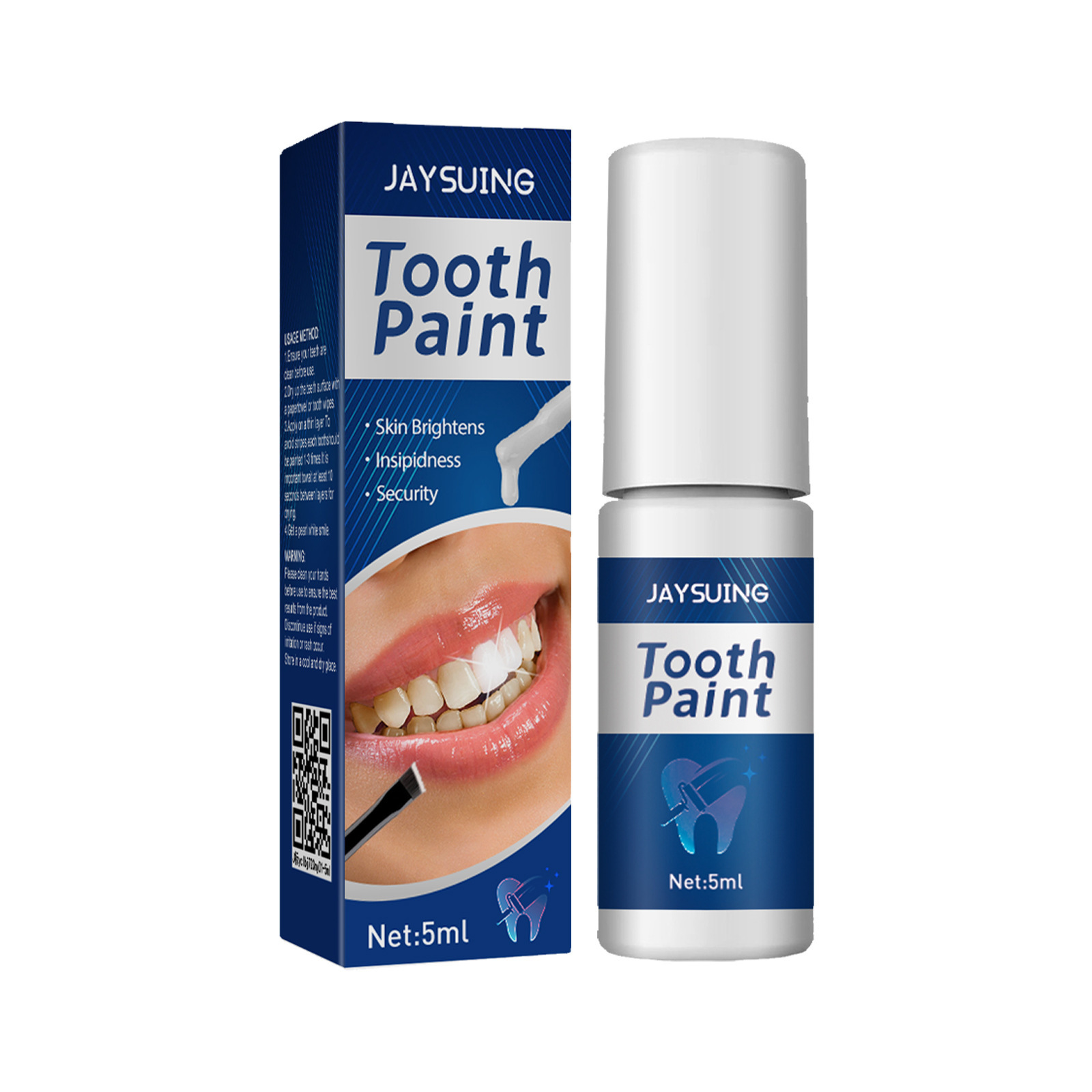 Jaysuing Teeth Care Paint Cleans Teeth Stains and Oral Dirt, Oral Cleaning and Care, Teeth Beautifying Paint