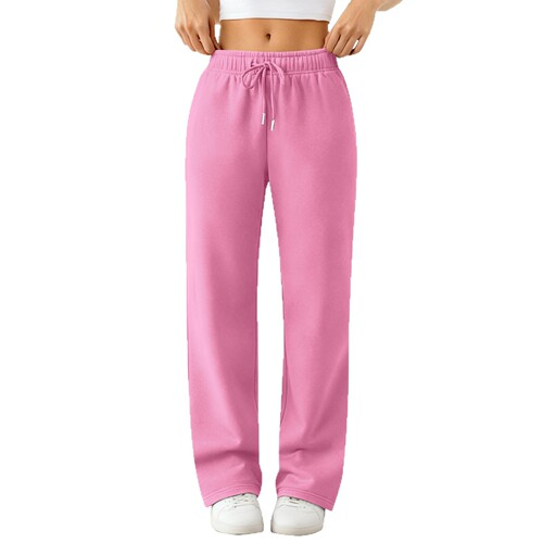 Step into the world of e-commerce with this unisex, solid-color, loose-fitting, lined long pants and sweatpants, designed for both men and women in Europe and America.