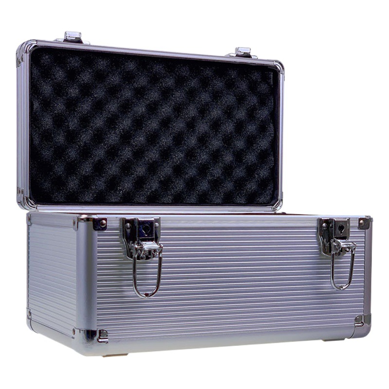 Caja de protección de disco duro caja de almacenamiento caja de seguridad caja de almacenamiento de 14 piezas cerradura de seguridad clasificación de almacenamiento multiusos caja de protección de almacenamiento