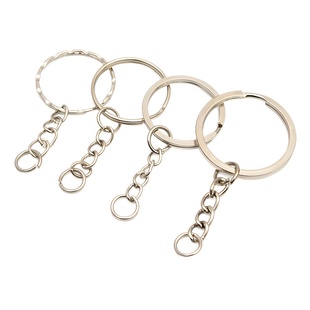 Wholesale jewelry accessories metal key ring chain single ring key chain diy key ring crafts pendant accessories