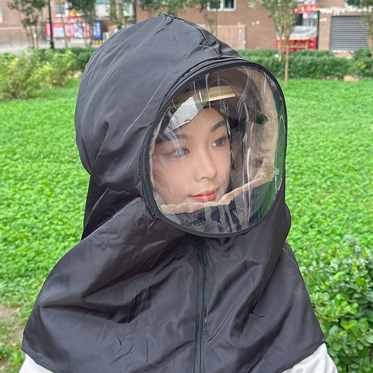 모자 여성 가을, 겨울 야외 사이클링 헬멧 따뜻한 풀오버 모자 남성용 얼굴 마스크 플러스 벨벳으로 추위와 바람으로부터 보호