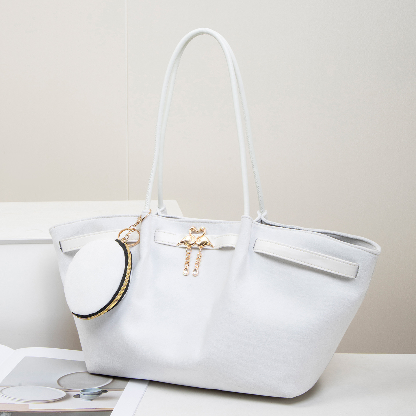 Bolso de gran capacidad retro Maillard bolso de brazo de mujer nueva moda bolso de hombro universal bolso de viaje popular
