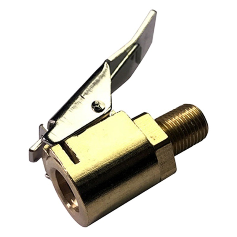 Bomba de aire del coche adaptador de boquilla de aire de rosca americana accesorios de bomba de aire cabeza de conversión rápida clip