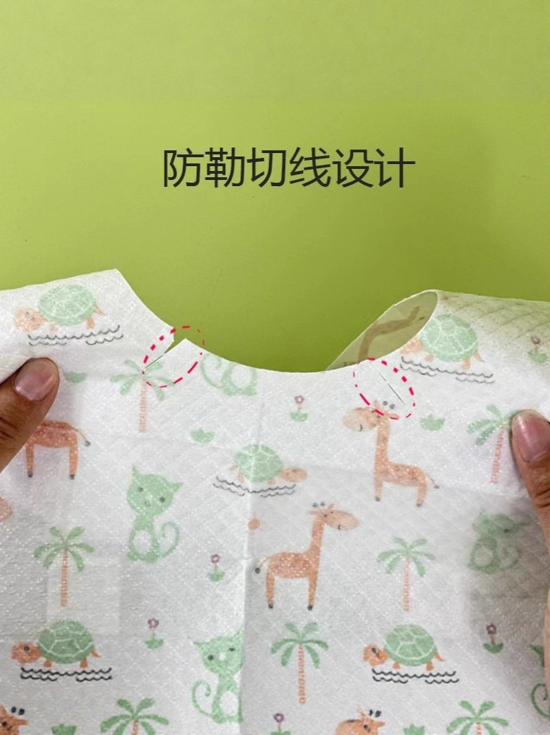 Baodón desechable para bebés Baodón independiente tipo paquete Baodón bolsas de arroz sin lavado bebés impermeables para comer bebés saliva