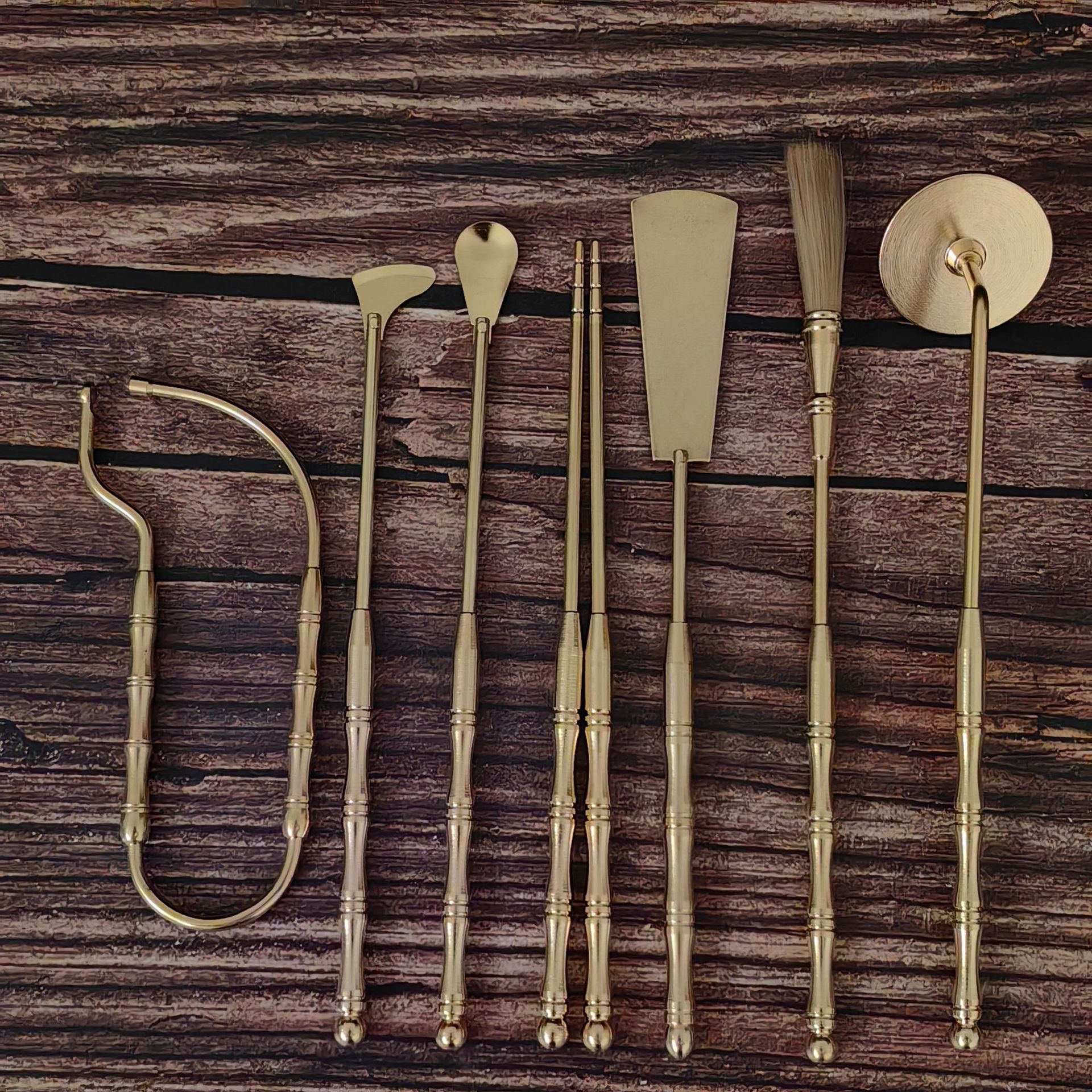 황동 향구 7종 세트(구리 손잡이)