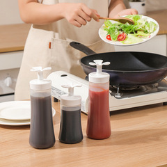New Squeeze Sauce Bottle Kitchen Dividing Bottle Tomato Salad Sauce Squeeze Bottle BBQ Sauce Bottle Household Reversible Condiment Bottle